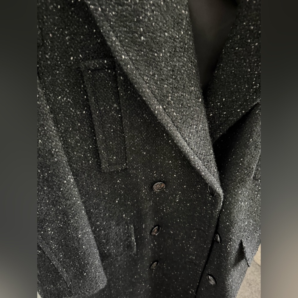 Mango Speckled Italian Wool Coat - Picture 4 of 10